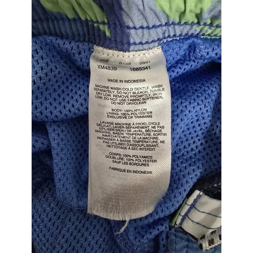 Men's Columbia Swim Shorts Trunks Size‎ Small Blue Green